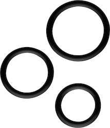 Dream Toys All Time Favorites Silicone Cockrings 3 pcs Black