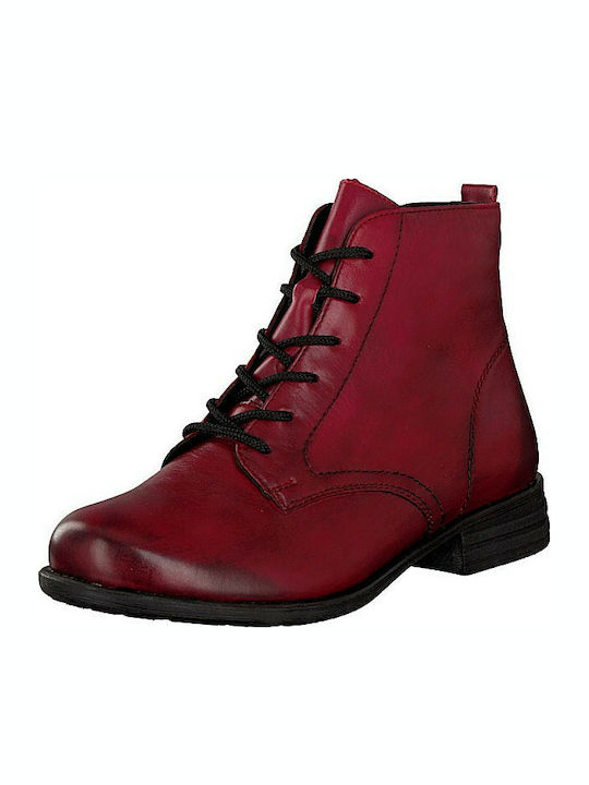 Damen Knöchelstiefel Rot