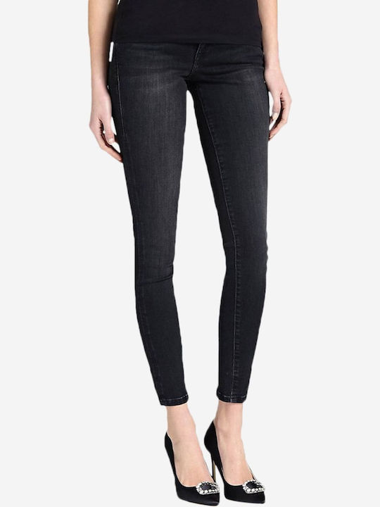 Γυναικείο Jean Παντελόνι Push Up σε Slim Εφαρμογή Μαύρο