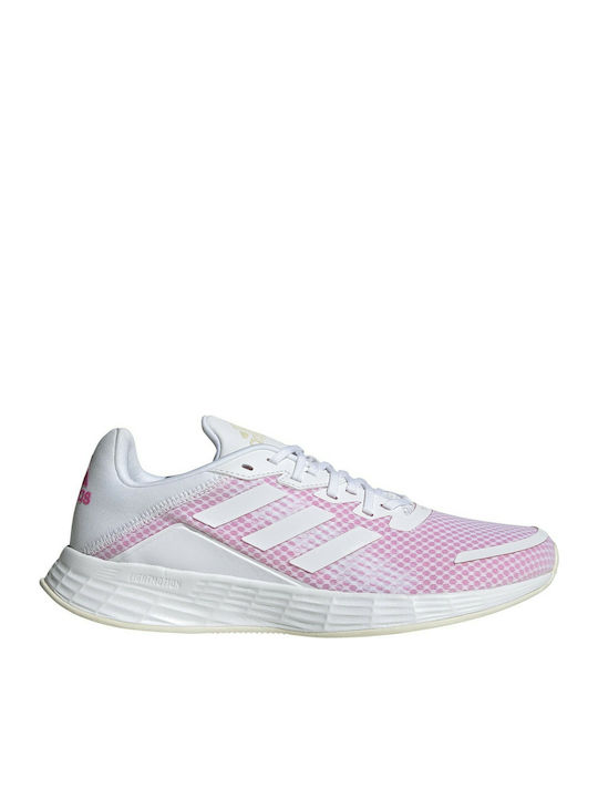 Adidas Duramo SL Γυναικεία Αθλητικά Παπούτσια Running Cloud White / Screaming Pink