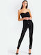 Guess Curve Femei Tesatura Pantaloni Negru