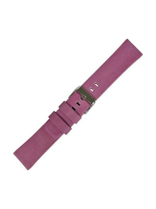 Tzevelion ART445 Leather Strap Fuchsia 30mm