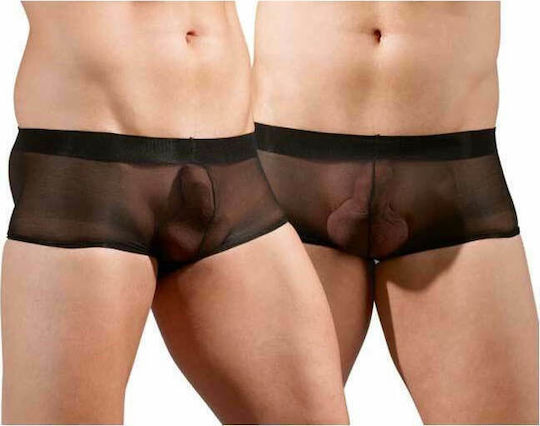 Svenjoyment Underwear Transparent Pants Pack of 2 Set Sexy pentru bărbați Negru 21313821151