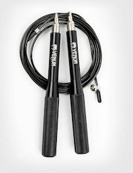 Venum Wire / PVC Adjustable Jump Rope with Ball Bearings Black Thunder Evo 3m