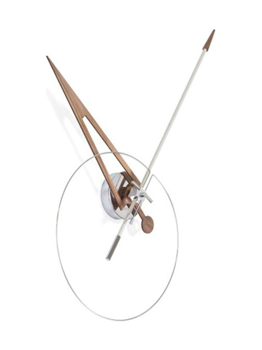 Nomon Cris Wall Clock Metallic Brown