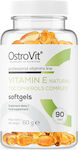OstroVit Vitamin E Natural Tocopherols Complex Vitamin for Antioxidant 90 softgels