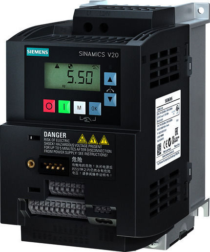 Siemens Sinamics V20 Ρυθμιστής Στροφών Basic Converter 1.5KW Unfiltered 1.5kW 6SL32105BB215UV1