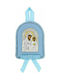 Prince Silvero Saint Icon Kids Talisman with Virgin Mary Blue from Silver MB-D1102O-C