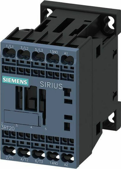 Siemens Sirius 3RT Industrial Relay Power 400V Contactor AC-3 9A 4KW 400V 1NO 230 VAC 3RT2016-2AP01