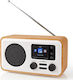 Nedis RDIN2000WT Portable Radio Electric DAB+ with Bluetooth and USB White