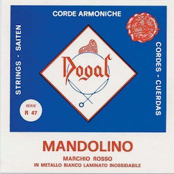 Dogal Set of Chrome Strings for Mandolin R47