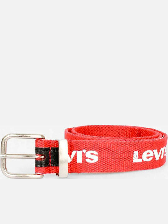 Levi's Детска колан Червена Core Webbing