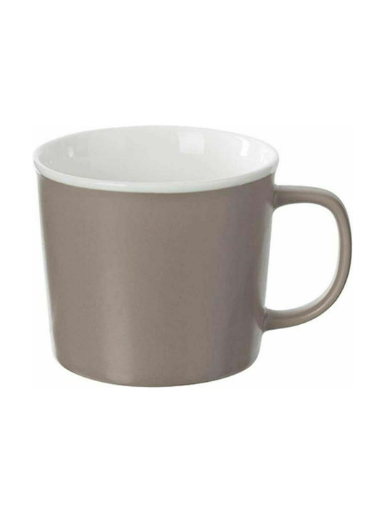 Atmosphera Porcelain Cup Taupe 380ml