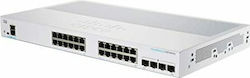 Cisco CBS250-24P-4X Verwaltet L3 Switch mit 24 Ports Gigabit (1Gbps) Ethernet und 4 SFP Ports