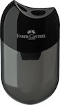 Faber-Castell Apple Plastic Double Pencil Sharpener Black Black