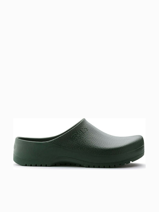 Birkenstock Super Birki Ανατομικά Σαμπό Πράσινα