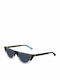 Urban Owl Lunar II Women's Sunglasses with Black Plastic Frame and Black Lens