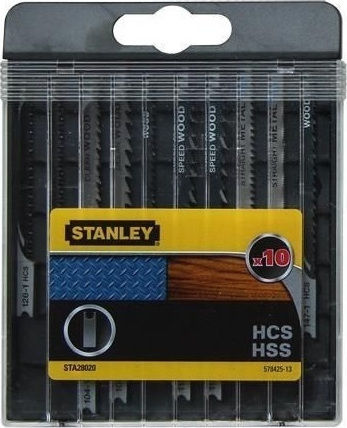 Stanley STA28020 Λάμες HCS-HSS για Μέταλλο και Ξύλο 10τμχ