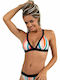 Dorina Triangle Bikini Top Atlas Eco with Adjustable Straps Orange