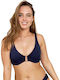 Dorina Underwire Bikini Bra Santana with Adjustable Straps Navy Blue
