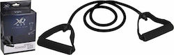 Q-Max Gymtube Resistance Band Hard with Handles Black