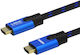 Savio HDMI 2.1 Braided Cable HDMI male - HDMI male 1.8m Black