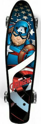 Seven Captain America 5.7" Komplett Penny Board Mehrfarbig