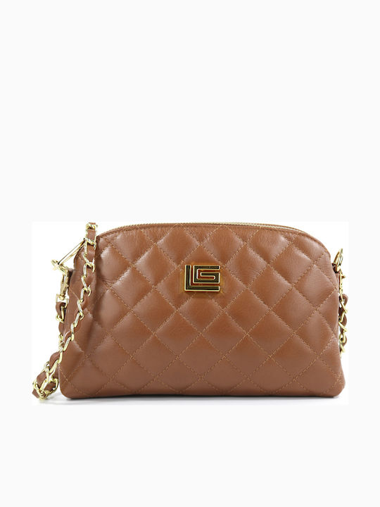 Guy Laroche Leather Women's Crossbody Tabac Bro...