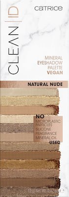 Catrice Cosmetics Clean ID Paletă cu Farduri de Pleoape Formă Solidă 010 Nude & Gold 12gr