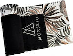 My Morseto Luxury Beach Towel Cotton Black 145x80cm.