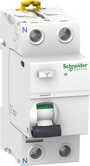 Schneider Electric Acti 9 iID Phasenrelais Leckage der Erde 40A Bipolar mit Spannung 230V 30mA