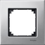 Schneider Electric Vertical Switch Frame 1-Slot Silver MTN403160