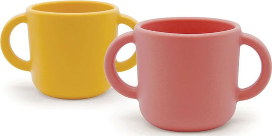 Ekobo Kleinkinderbecher aus Silikon Mehrfarbig 2Stück 150ml für 36m+m+
