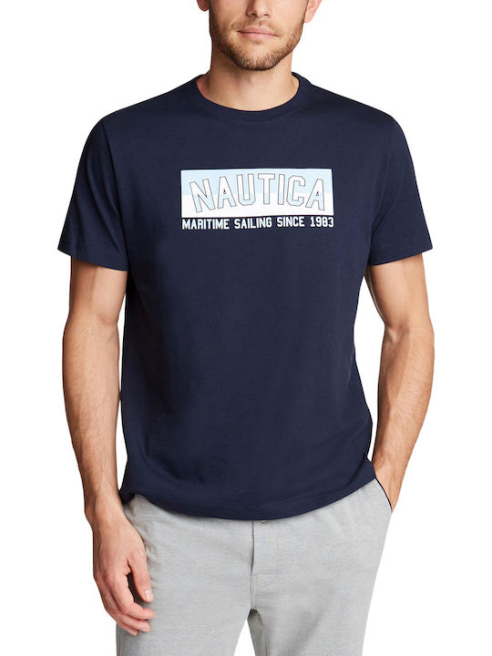 Nautica Men's T-shirt Navy Blue FKTN86-4NV