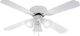 Muhler Deckenventilator 107cm mit Leuchte Weiß