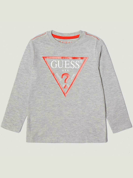 Guess Kinderhemd Langarm Gray