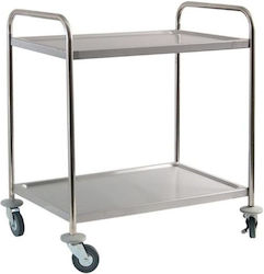 Fresh Küchenwagen für gewerbliche Küche mit 2 Ebenen BDR 2-1 H95xB95xT50cm
