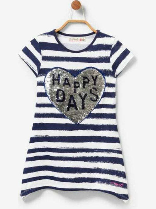 Kids' Shirt Short Sleeve Blue Cosa