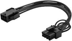Savio 6-Pin PCIe - 6+2 Pin PCIe Cable 0.15m Μαύρο AK-49 Savio 6-Pin PCIe - 6+2 Pin PCIe Cable 0.15m Μαύρο AK-49