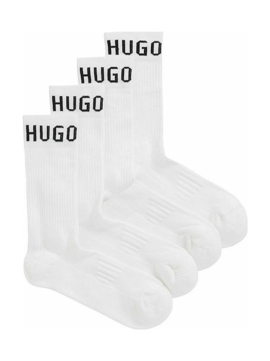 Hugo Boss Ανδρικές Κάλτσες Λευκές 2Pack