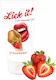 Massage Gel with Scent Strawberry 50ml