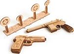 Wood Trick Παιχνίδι Κατασκευών Ξύλινo Set of Guns για Παιδιά 14+ Ετών