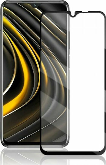 9D Adeziv complet Full Face Tempered Glass (Redmi 9T / Poco M3)