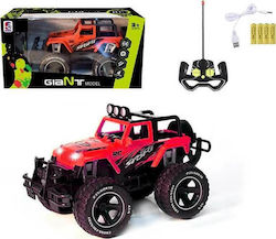 Zita Toys Jeep Ferngesteuertes Auto 4WD Sport mit USB-Ladegerät Rot 1:14