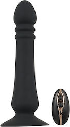 You2Toys Black Velvets Anal Thruster Analvibrator mit kabelloser Funktion Schwarz 05999800000