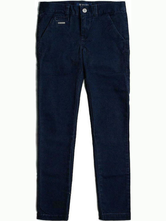 Guess Kids Fabric Trousers Navy Blue