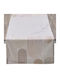 Inart Runner Set 2buc Beige Brown 40x140cm
