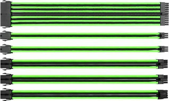 Thermaltake TtMod Sleeve Cable - Cable 0.3m Green (AC-034-CN1NAN-A1)