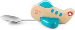 Donkey Baby Spoon Airplane made of Metal Multicolour