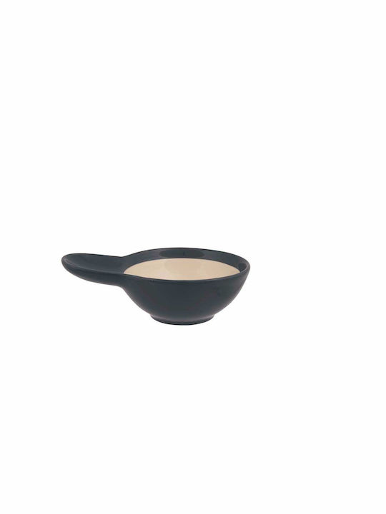 Art et Lumiere Firenze Decorative Bowl Porcelain Gray 11x15.5x4.5cm
